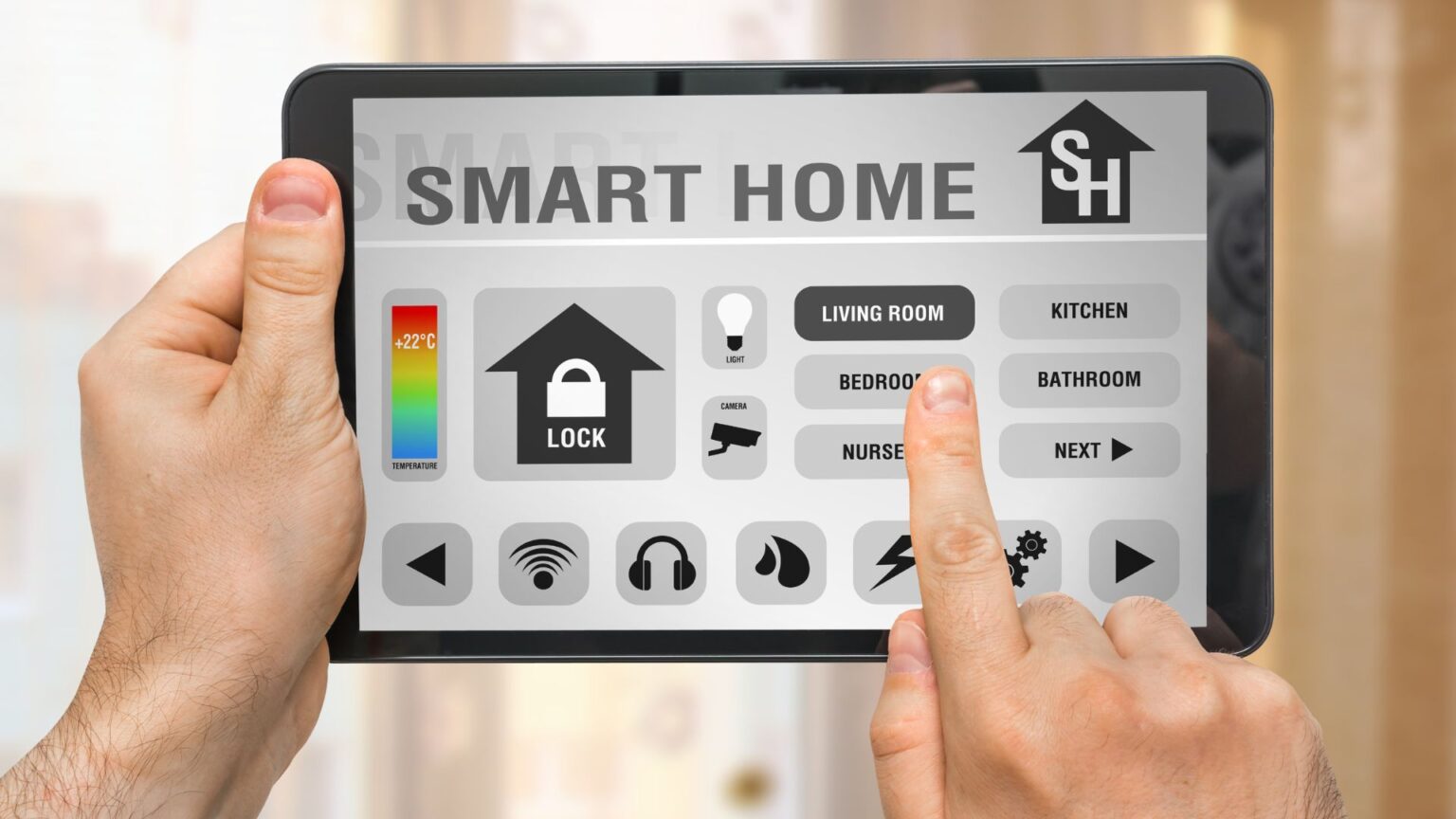 Smart home automation in a Dubai residence